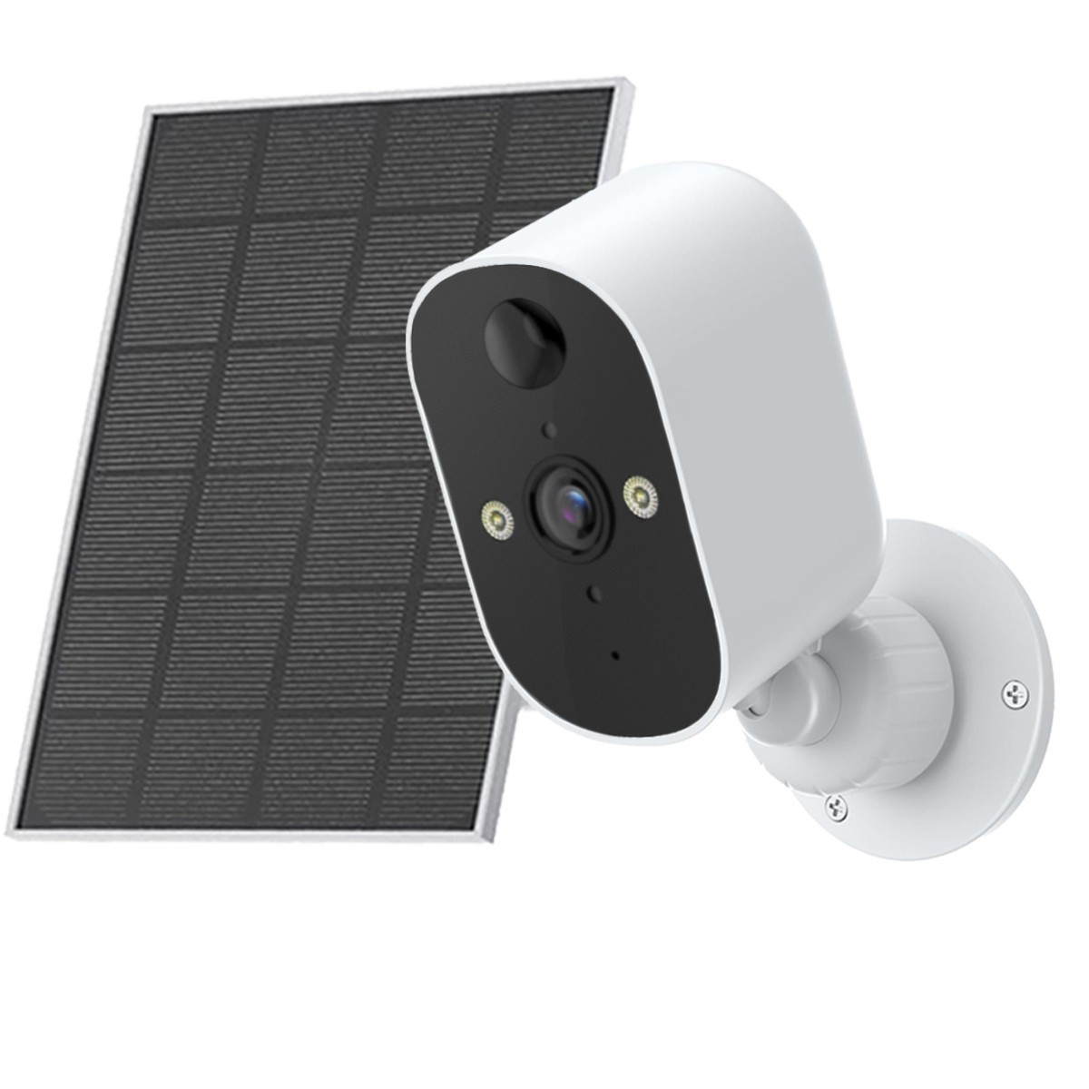 2 Pack Solar Camera Wireless Security Camera System WiFi Battery Camera Outdoor