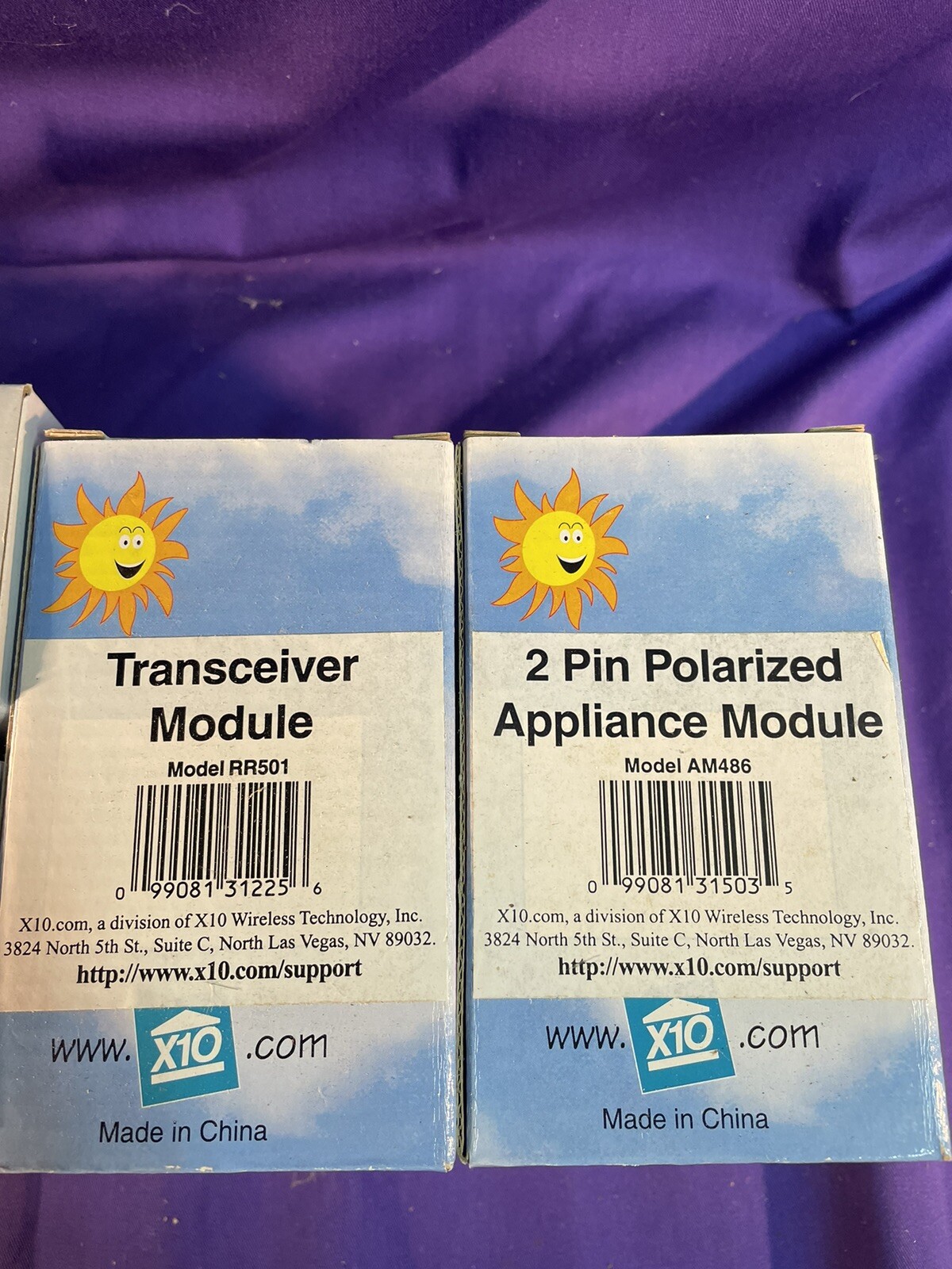 X10 Powerhouse Security Lot of 8 NIB transceiver appliance socket RF PC etc