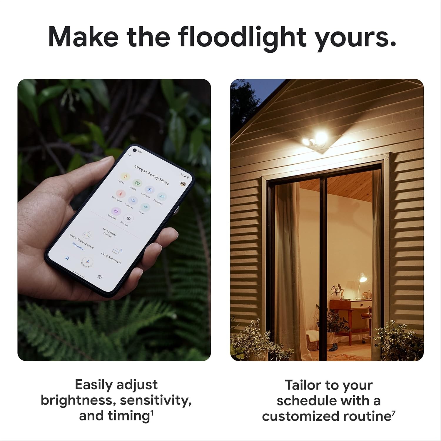 Google Nest Cam GA02411-US Floodlight Security Camera – White (Open Box)