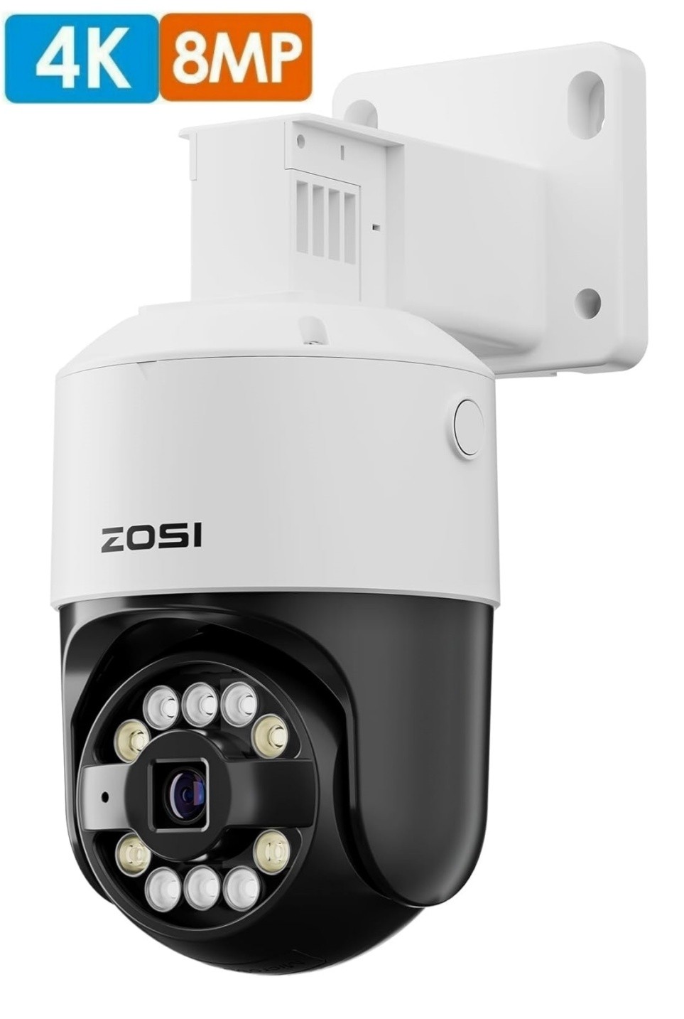ZOSI 5MP/4K POE Security IP Camera Audio Auto Track Color Night Vision AI Detect