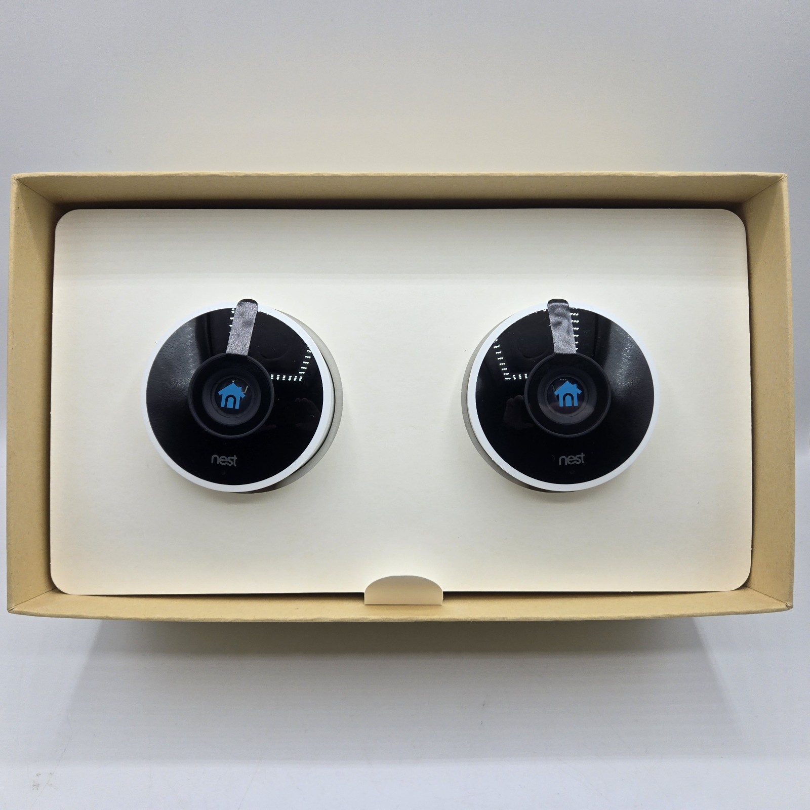 New Open Box Nest Cam Outdoor 1st Gen A0033 NC2100ES 2-Pack | NIB