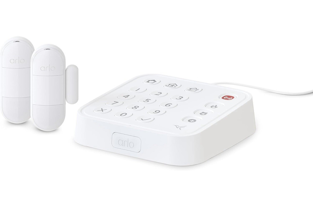 Arlo Home Security System – Wired Keypad Sensor Hub, (2) 8-in-1 Sensors,