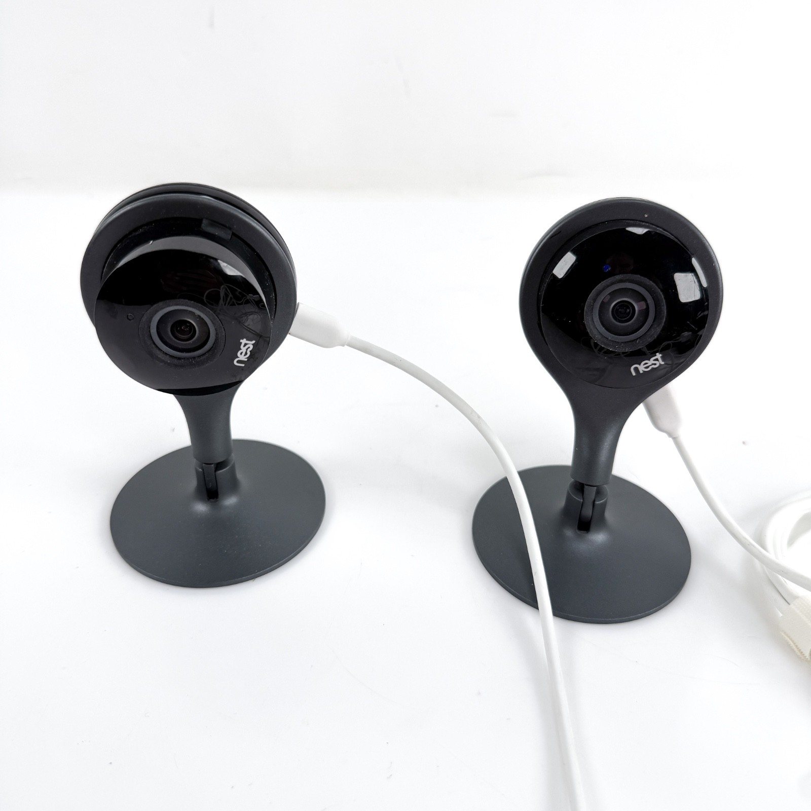Lot of 2 Google Nest 1st Gen Indoor Cam Security Camera A0005 – Tested