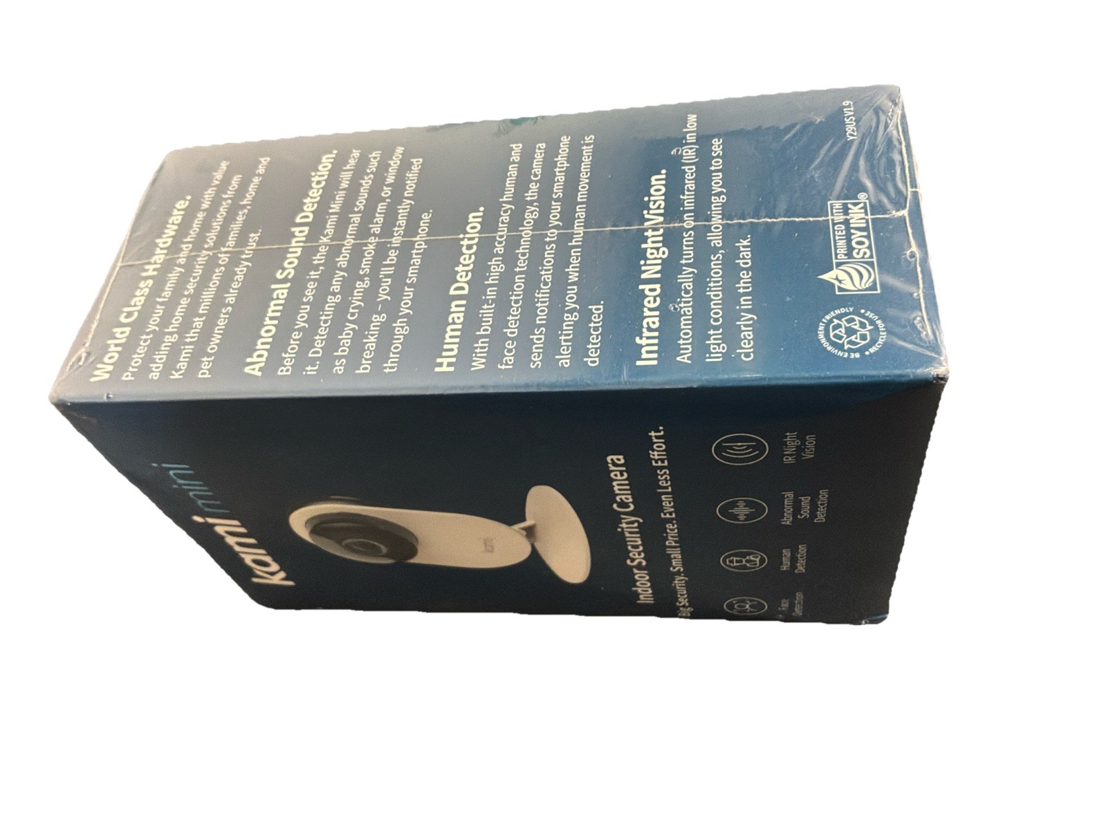 New Kami Mini Indoor Security Camera Face Detection 2 Way Audio 1080P IR Night