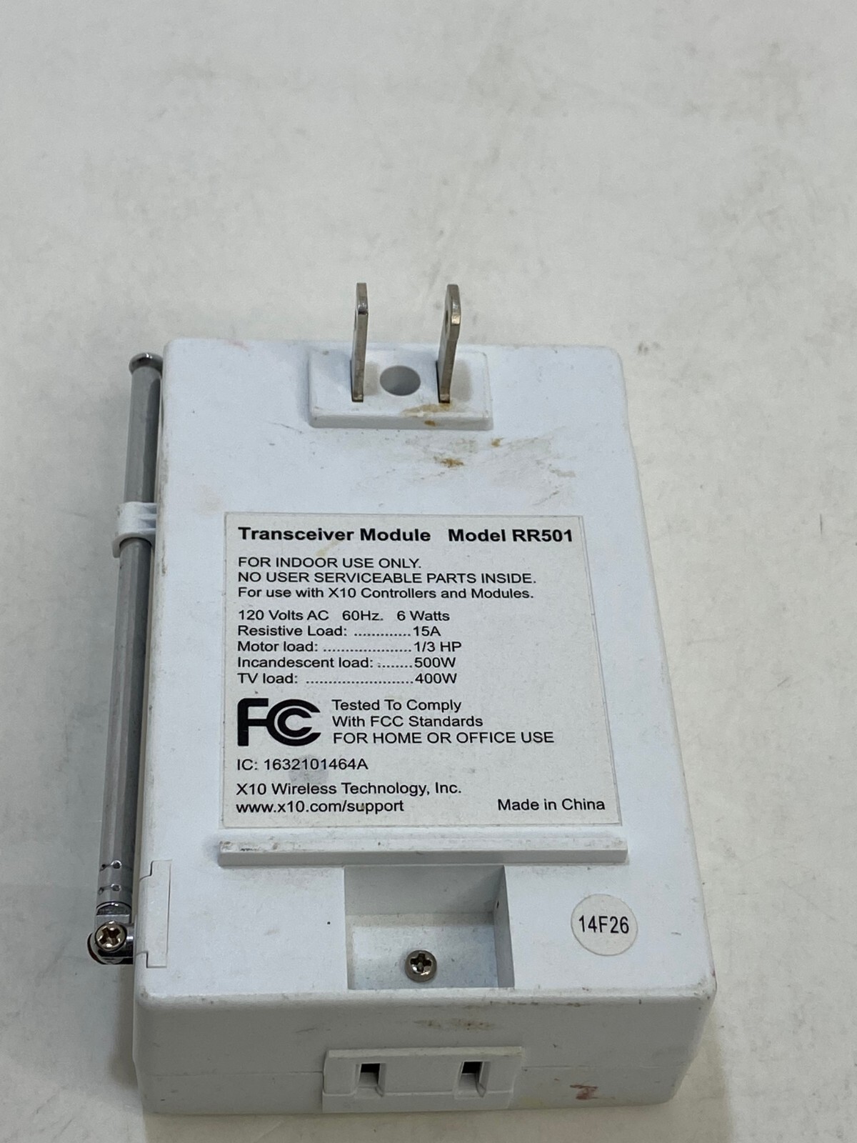 ? X10 POWERHOUSE HOME SECURITY PARTS YOU CHOOSE ONE – P4