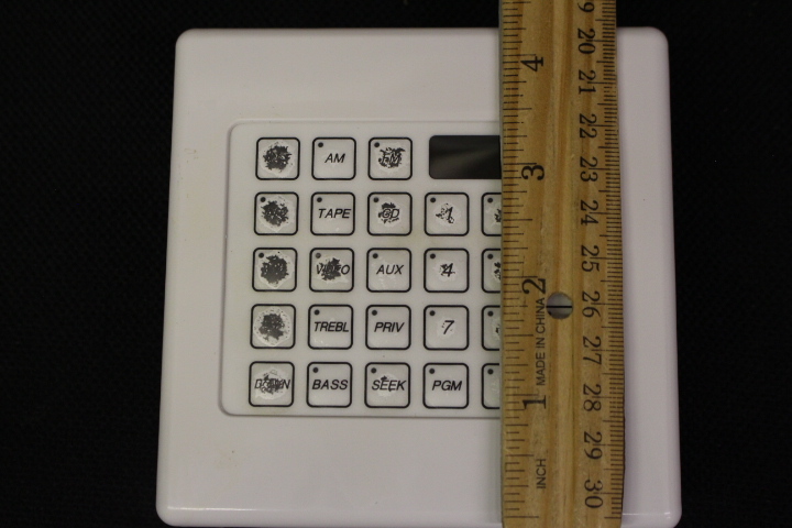 AUDIOEASE TP-Series Touchpad/Keypad, JAYTRON/QC, WHITE, 4.5″ x 4.5″ Box