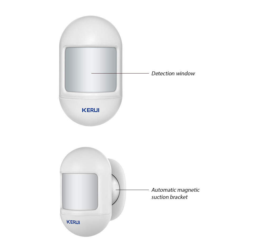 KERUI Wireless Wi-Fi Tuya GSM Smart Home Alarm System Security Motion Detector