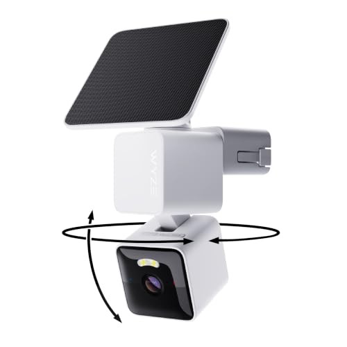Solar Cam Pan, 2K Wireless Outdoor Security Camera with 360° Pan-Tilt |