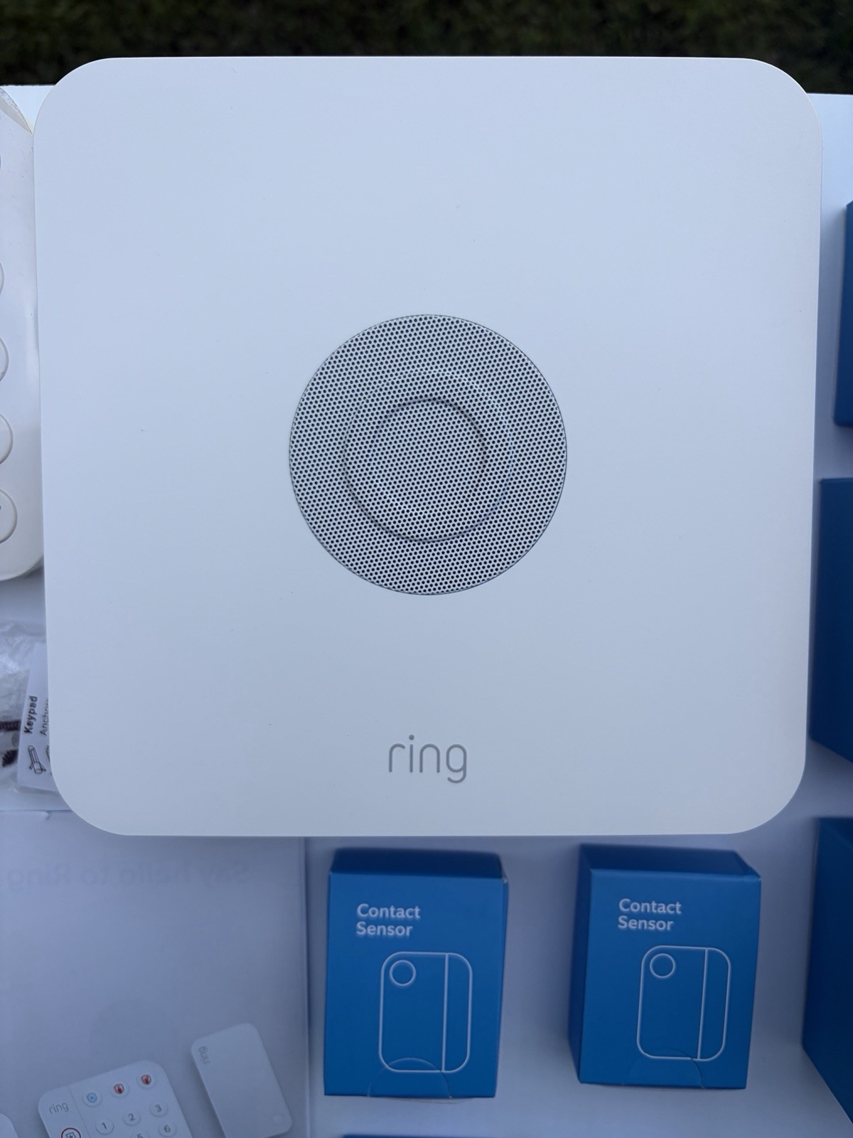 RING Alarm System Security Kit w/Instructions no box Tested Works White