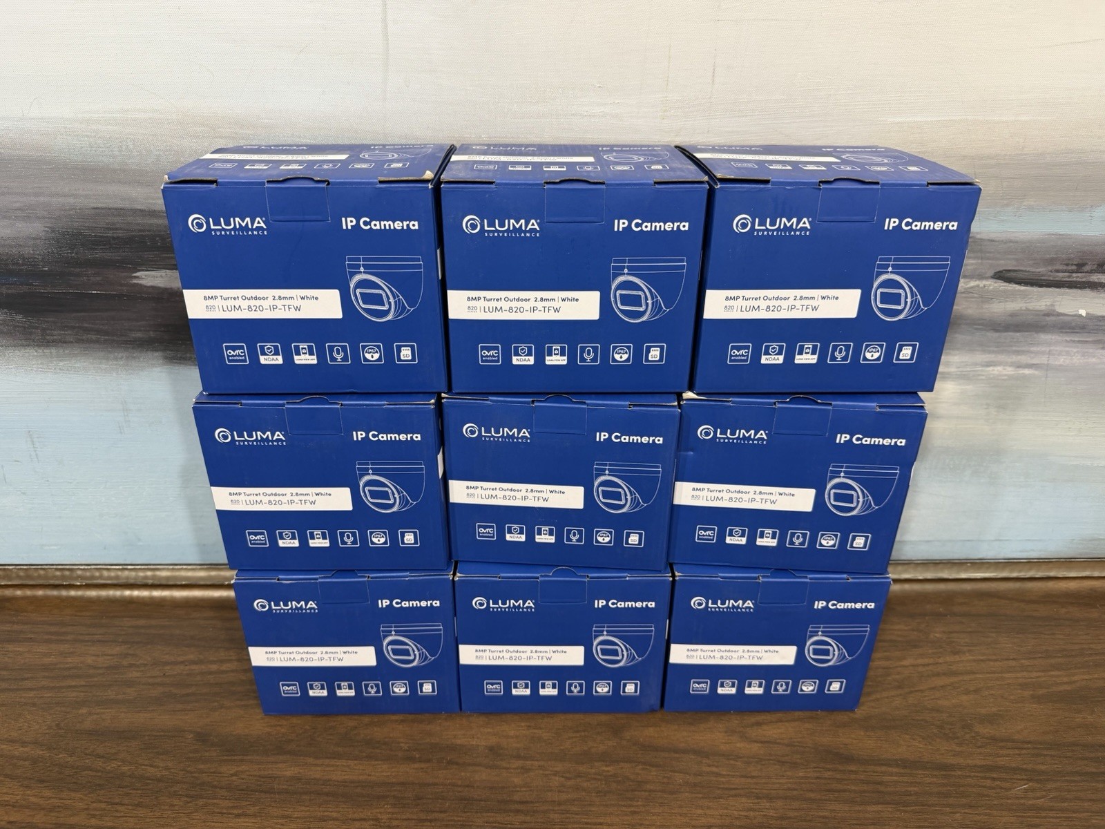 Luma Surveillance LUM-820-IP-TFW 8MP IP Turret Camera White Microphone PRICE (1)