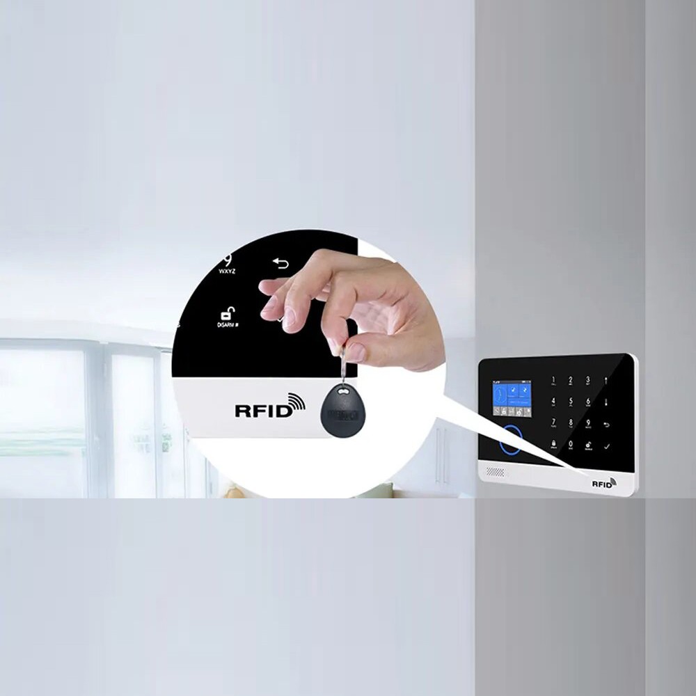 WiFi GSM Tuya APP Wireless Home House Security Alarm Burglar System+Alexa+Google