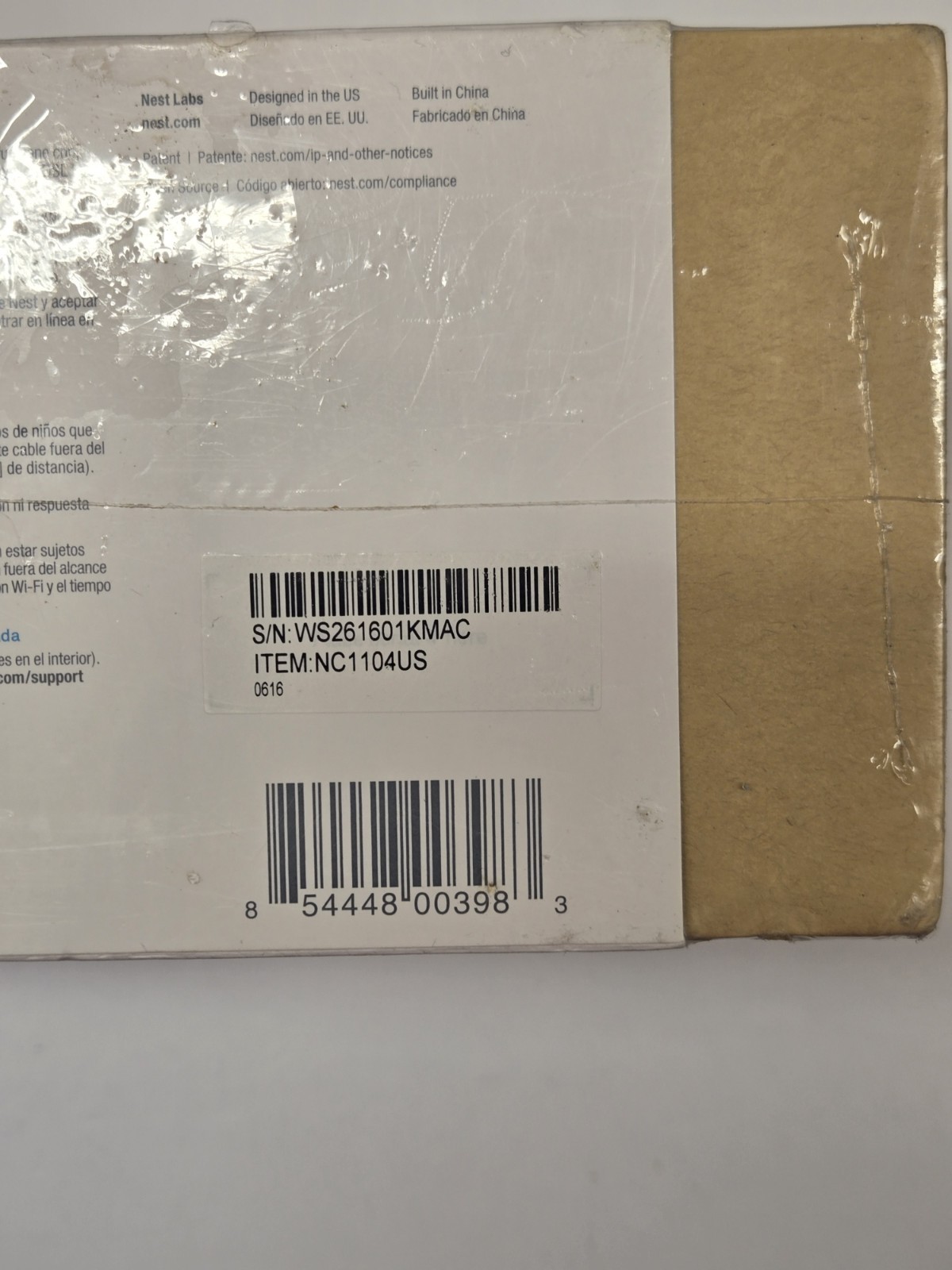 Google Nest Cam Indoor Smart Security Camera 3 Pack NC1104US NEW & Sealed