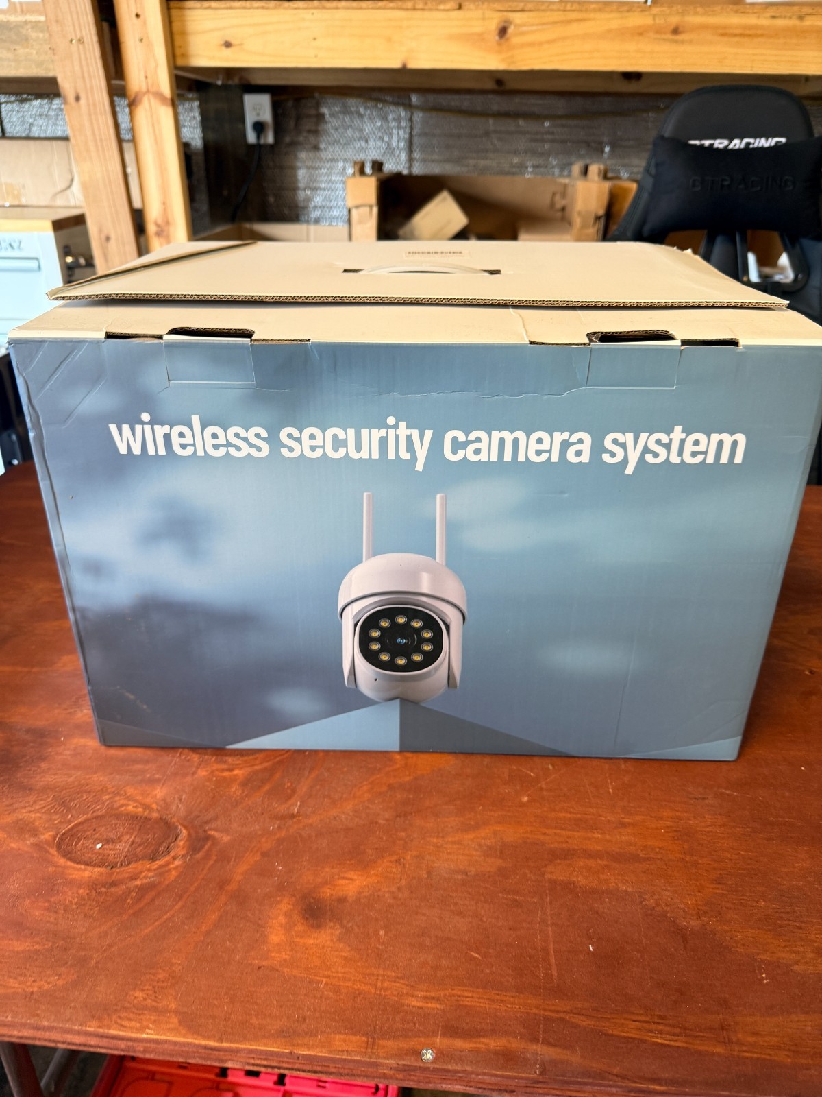 CAMCAMP Wireless Security Camera System 8PC PTZ WiFi Cameras 16CH 4K NVR Audio