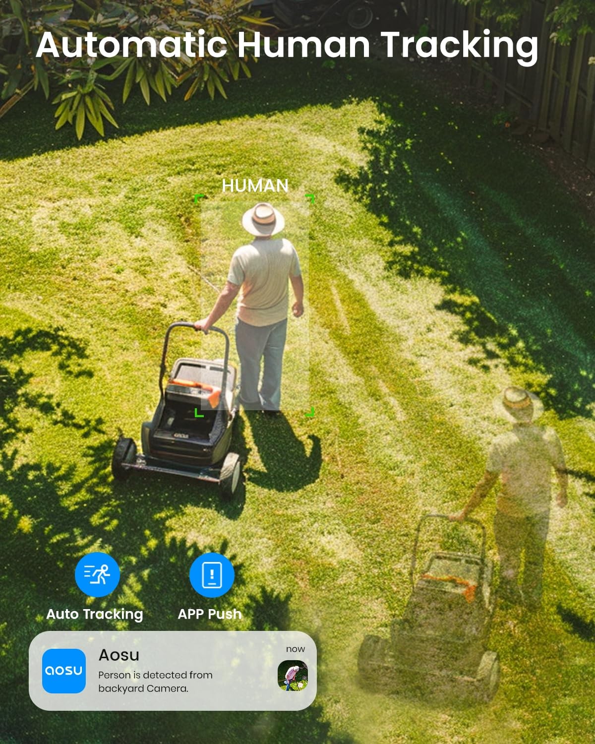 aosu Solar Camera Security Outdoor – Cameras Wireless White