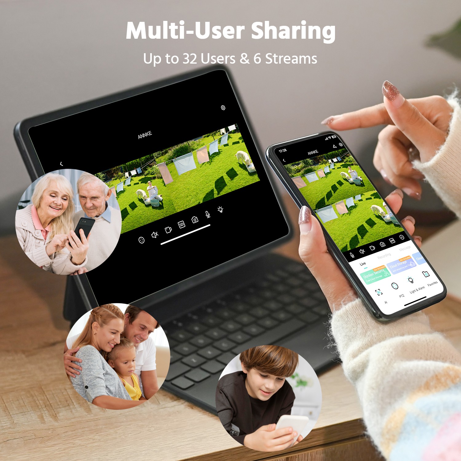 ANNKE 8CH NVR 4K Color POE Security Camera System Face Recognition Neutracis 2TB