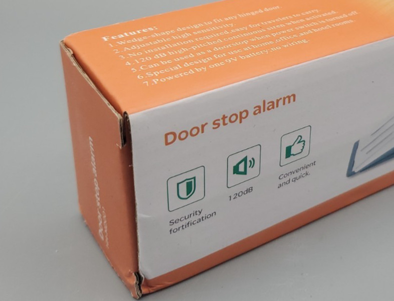 Security Door stop alarm- Adjustable Height- Portable- Travel- Office _ Home Use