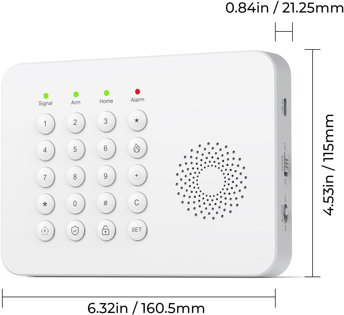 Smart Home Security Alarm with 24/7 Monitoring – Alexa Compatible & Easy Setup