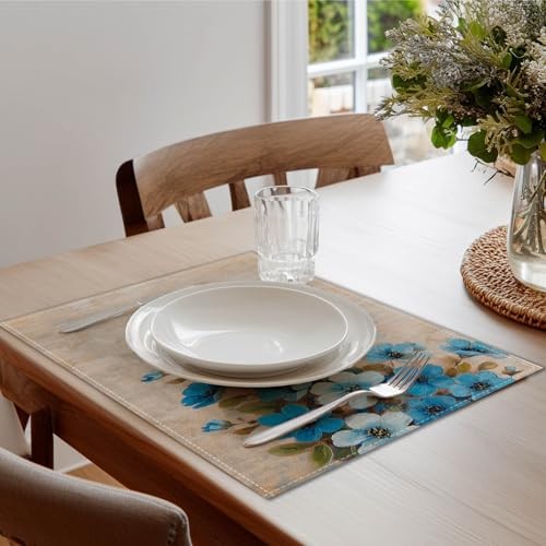 Set of 4 12×18 Inch Spring Table Mats – Colors 20 – Set of 4