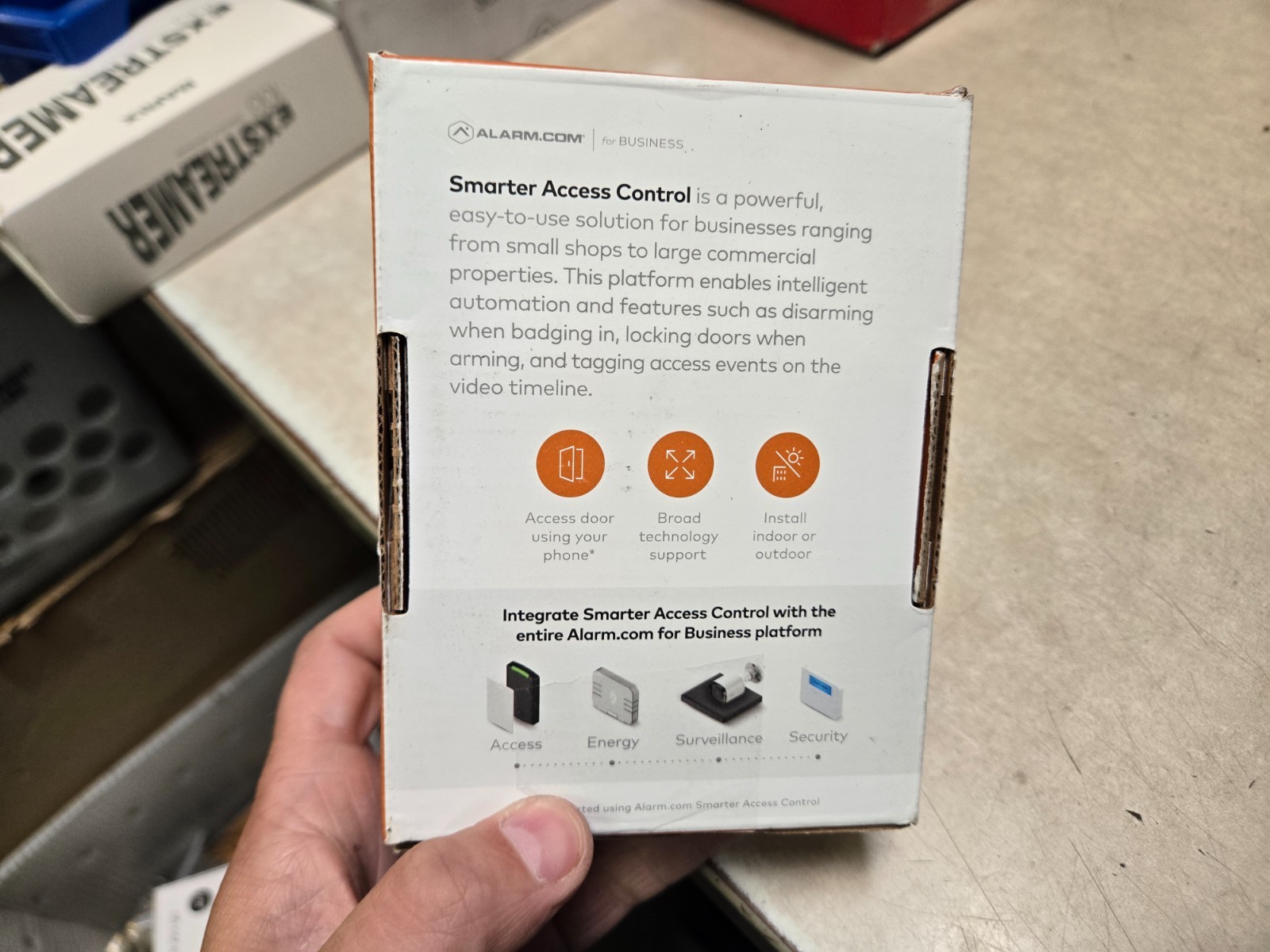Alarm.com ADC-AC-ET10 Mullion Reader New Open Box