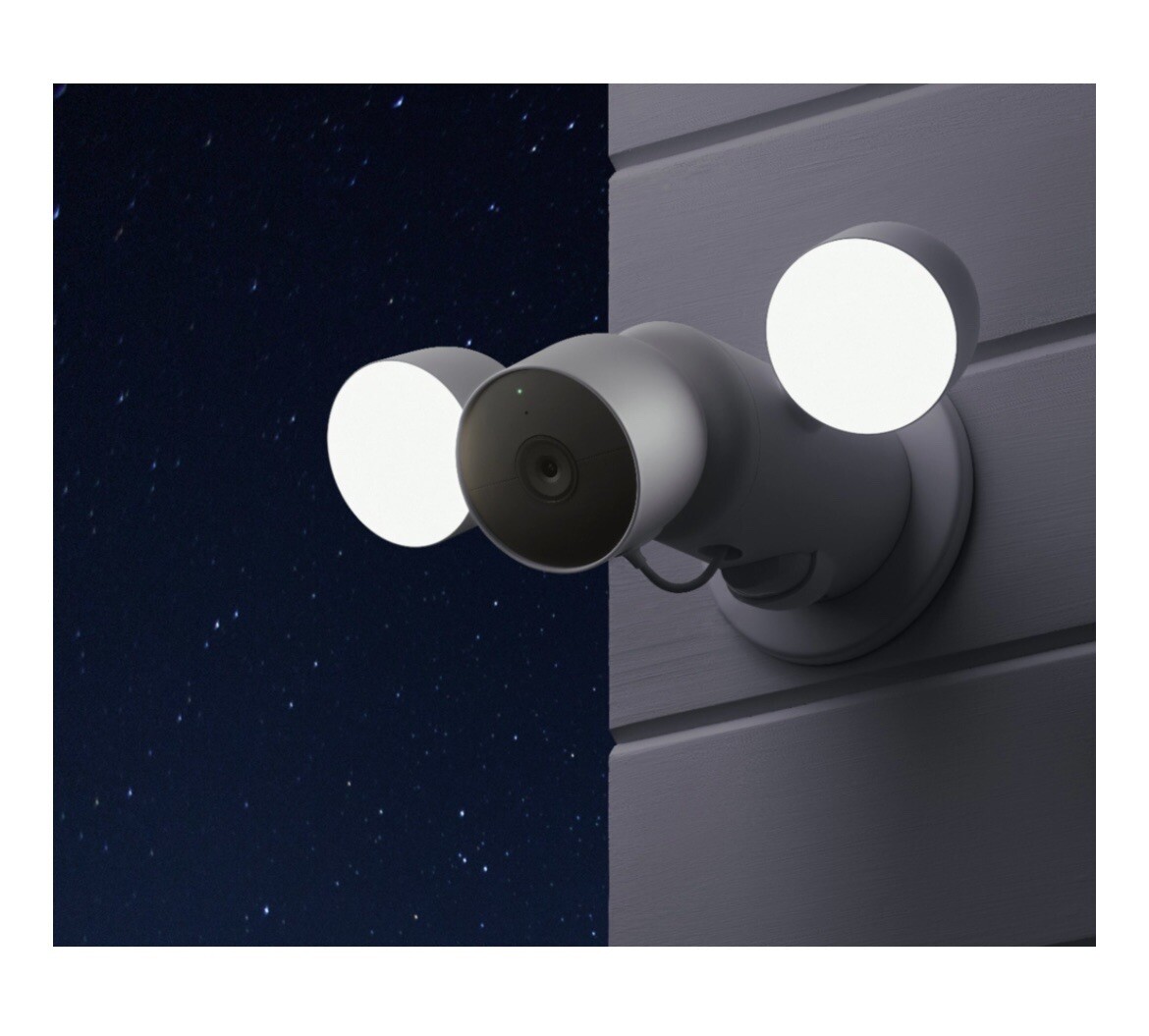 Google Nest Cam Floodlight Smart Security Camera GA02411-US