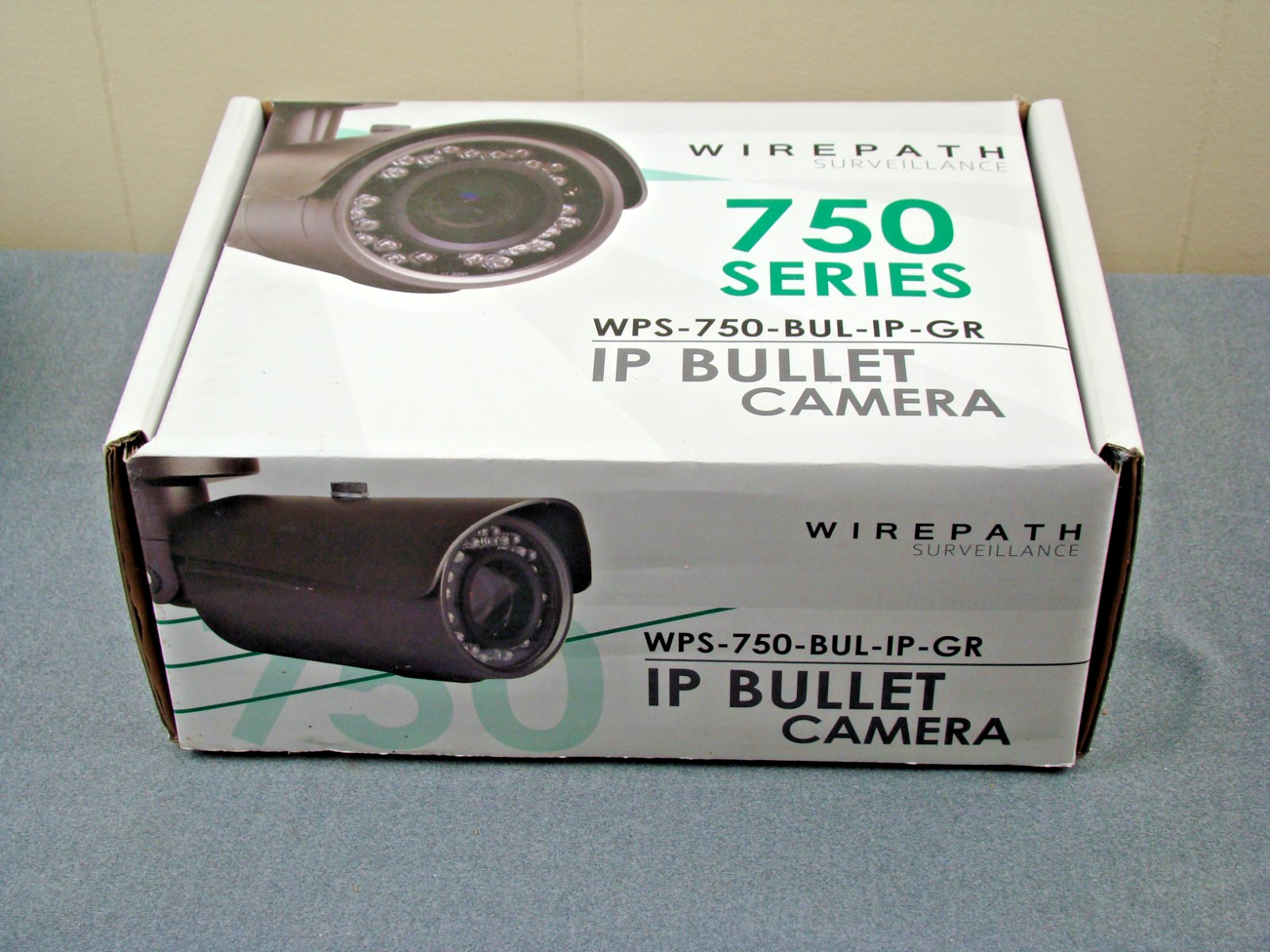 Wirepath WPS-750-BUL-IP-GR 750 Series Outdoor IP Security Camera Open Box