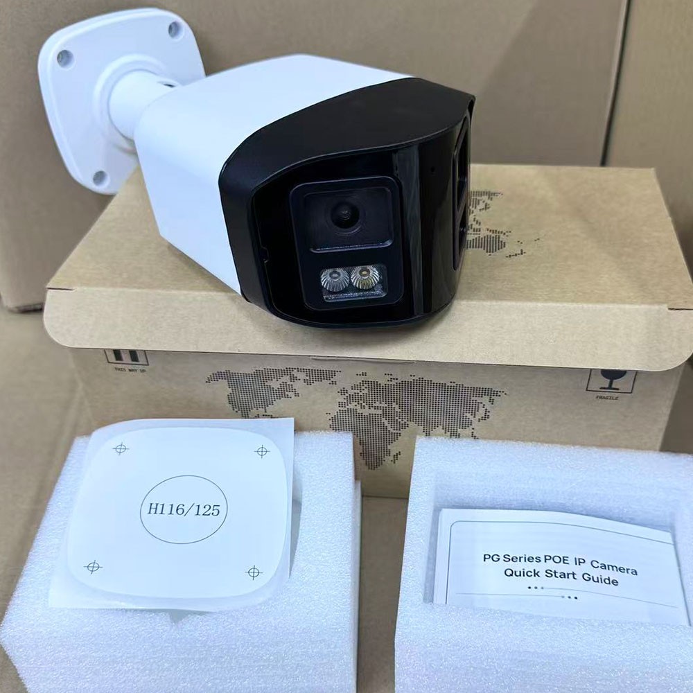 Vikylin 8CH 8POE NVR 4MP DualLens Panoramic Color+IR IP Camera MIC+Speaker Lot