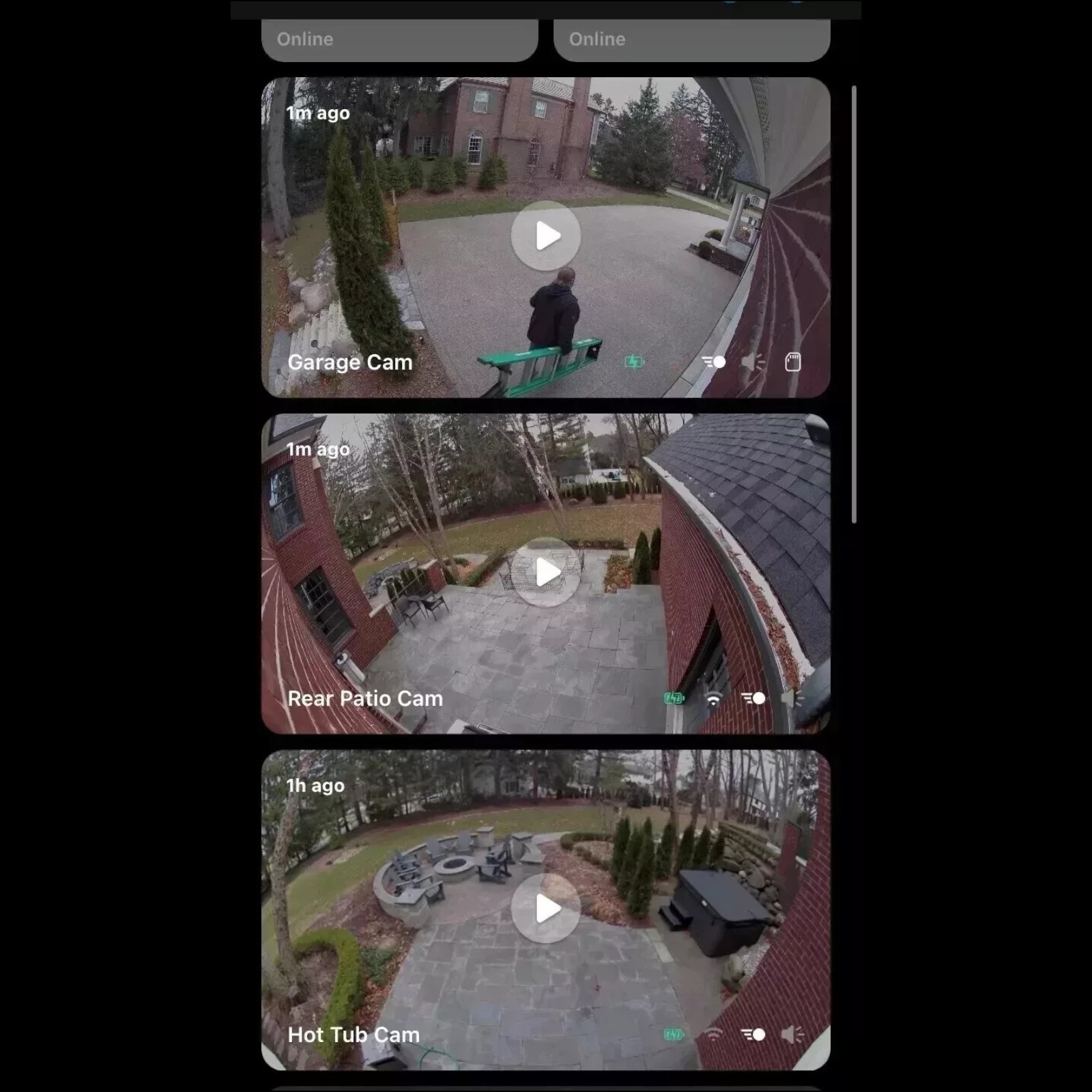 Arlo Pro 5S Wireless Add On 2K Security Camera with Night Vision Black 3 Pack