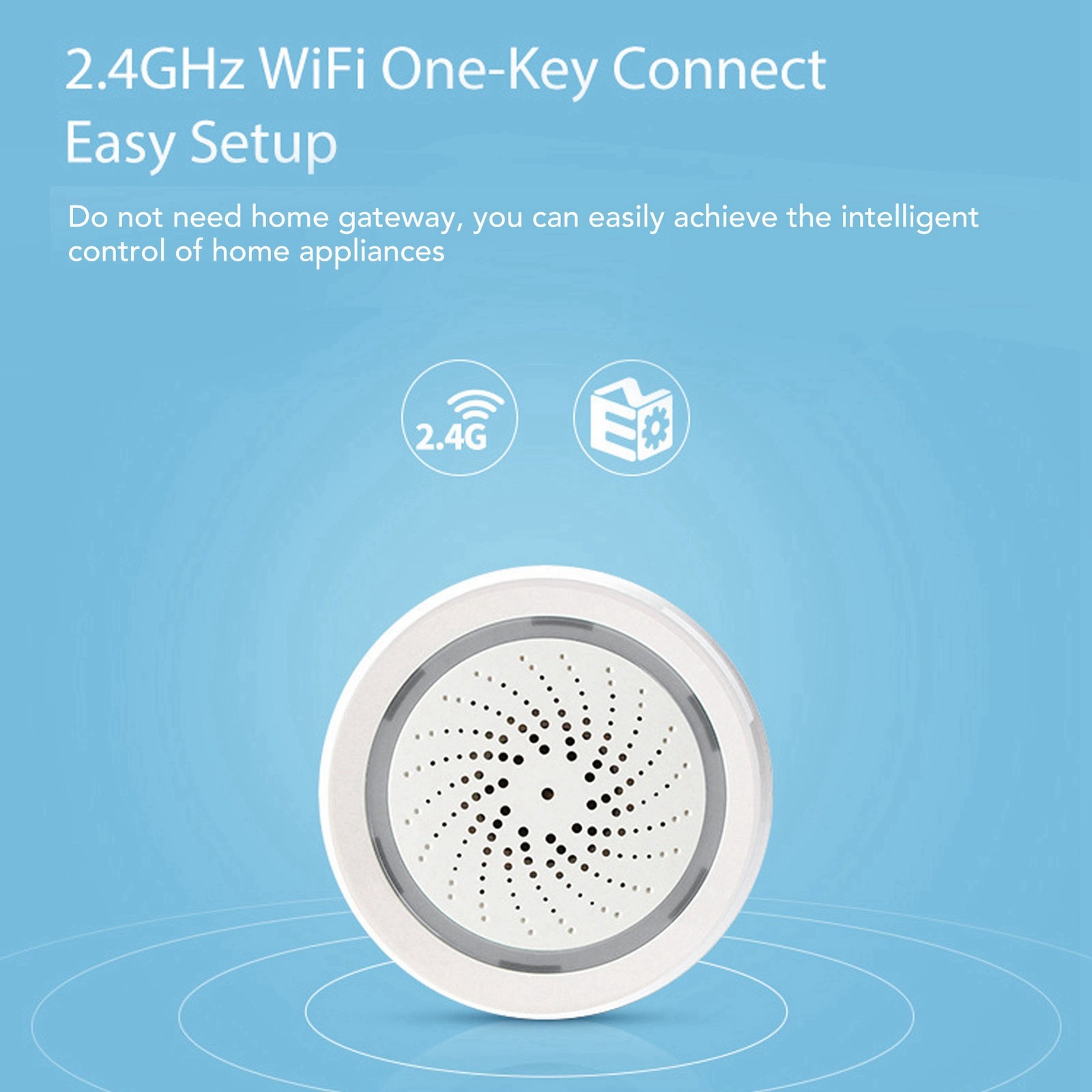 90db Wireless Impact Resistant Siren Alarm App Control For TUYA/Home/Restaurant