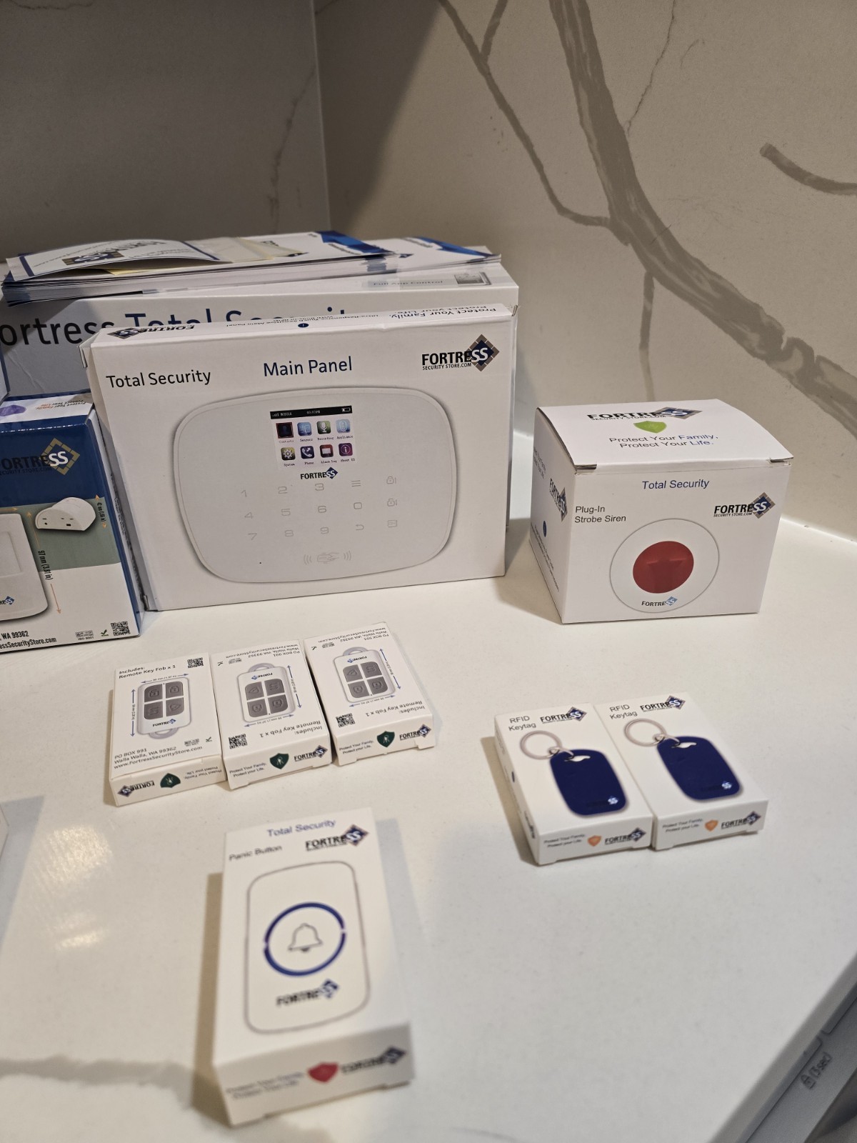 Fortress Security Store- DIY Total Security System A Includes Motion Sensors, Wi