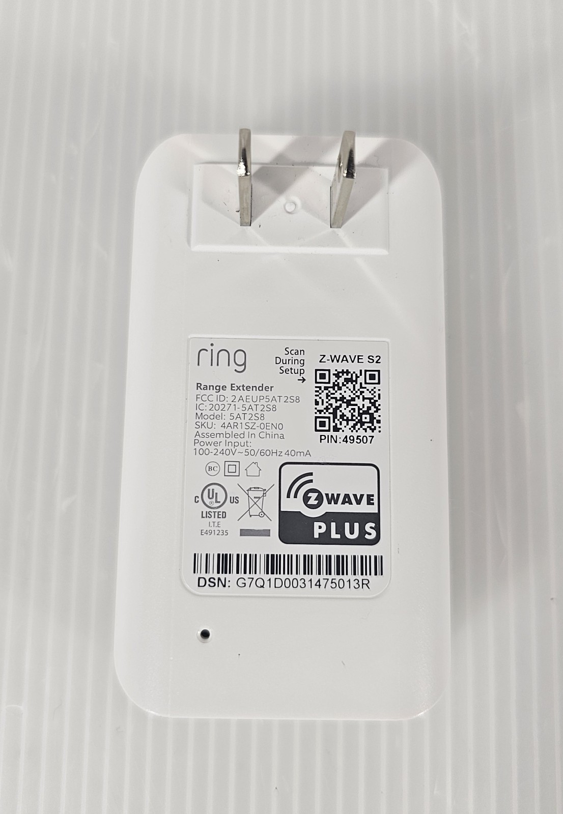 Ring Alarm Range Extender – Z Wave S2 Plus