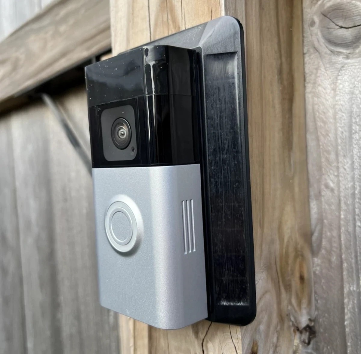 Ring Battery Doorbell Venetian Bronze Smart Wi-Fi Video Doorbell Solar Charger