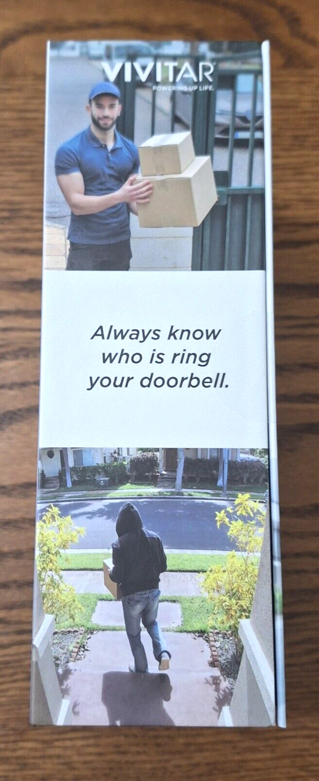 Vivitar Security Video Doorbell & Chime Kit WIFI White DB201 NOC NEW