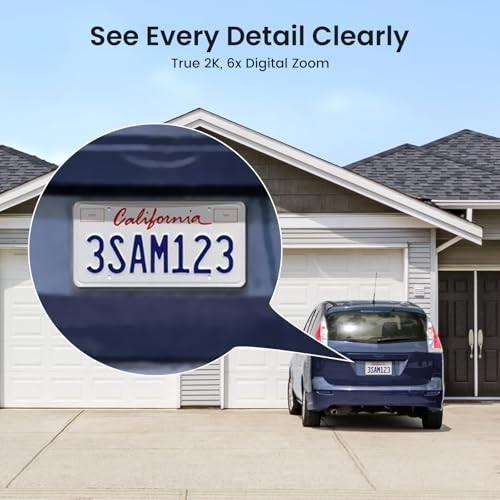 2K QHD Solar Security Cameras Wireless Outdoor System | 166° Add-on Camera