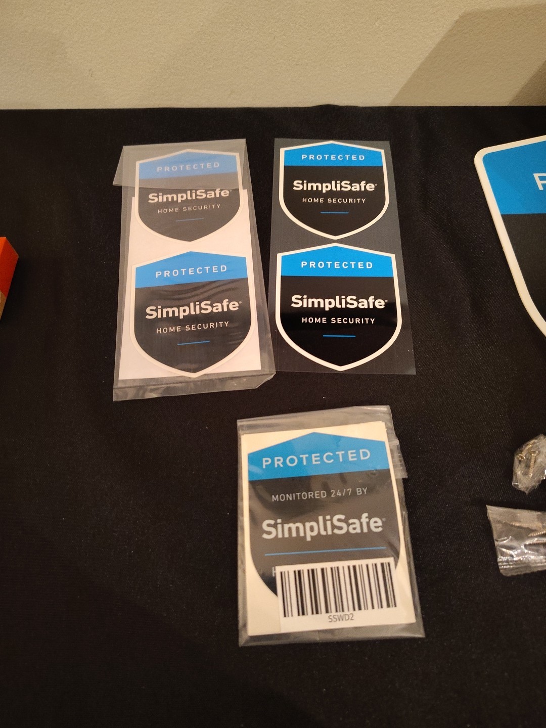 SimpliSafe Home Security 9pc system 24/7 Base Keypad Sensors Keyfob manuals +