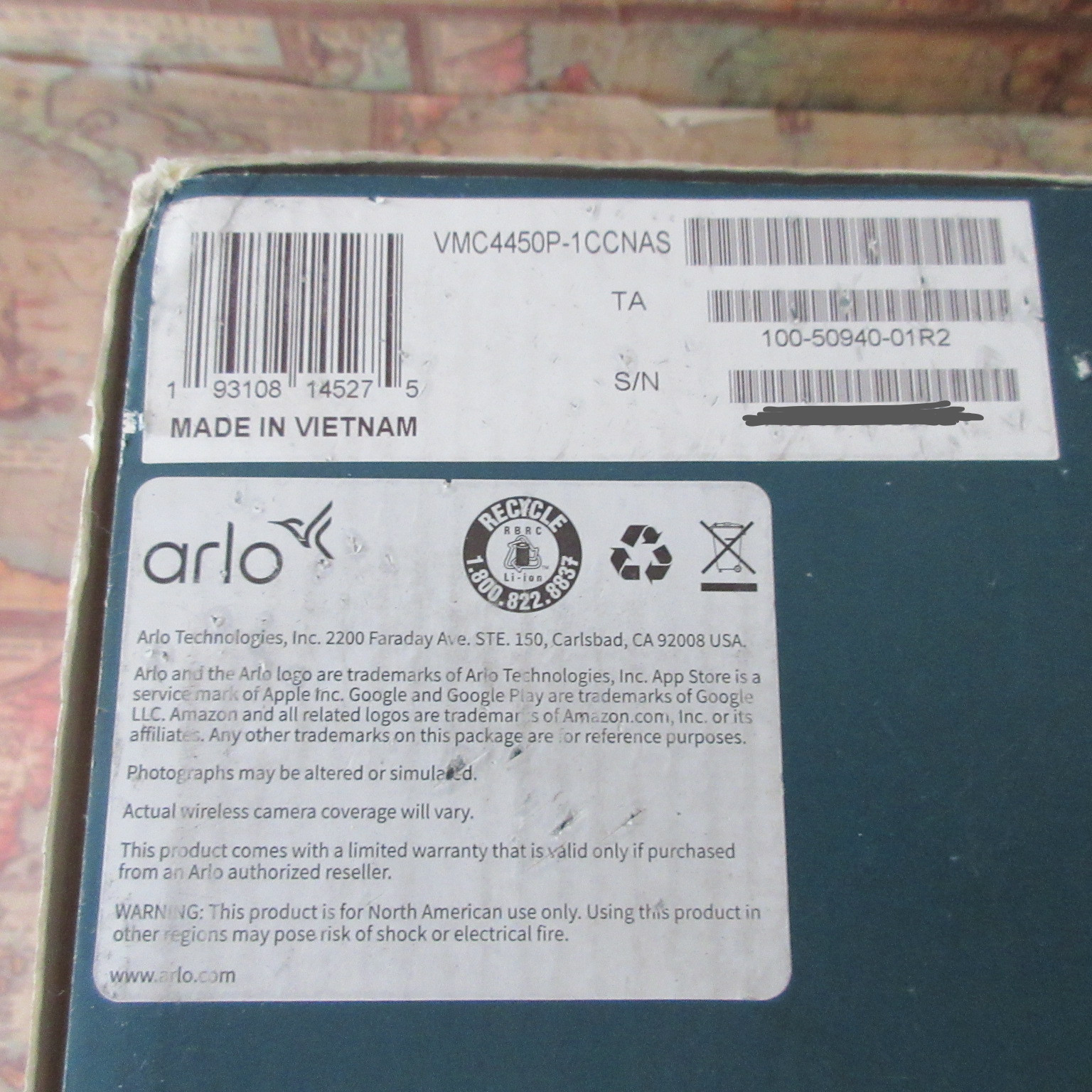 4 Pack Arlo Pro 4 Spotlight Wire-Free Camera Security System 2-Way Audio Bundle