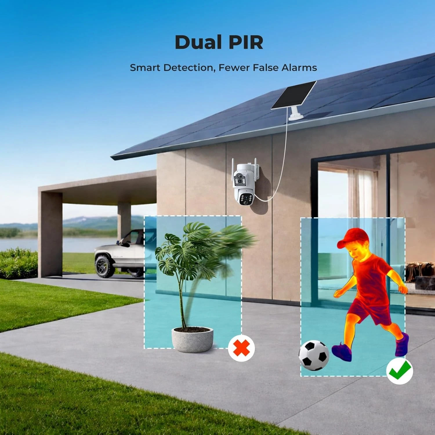 1080P Outdoor Wireless Home Security Camera System 4x 2MP CCTV Cameras NVR Set