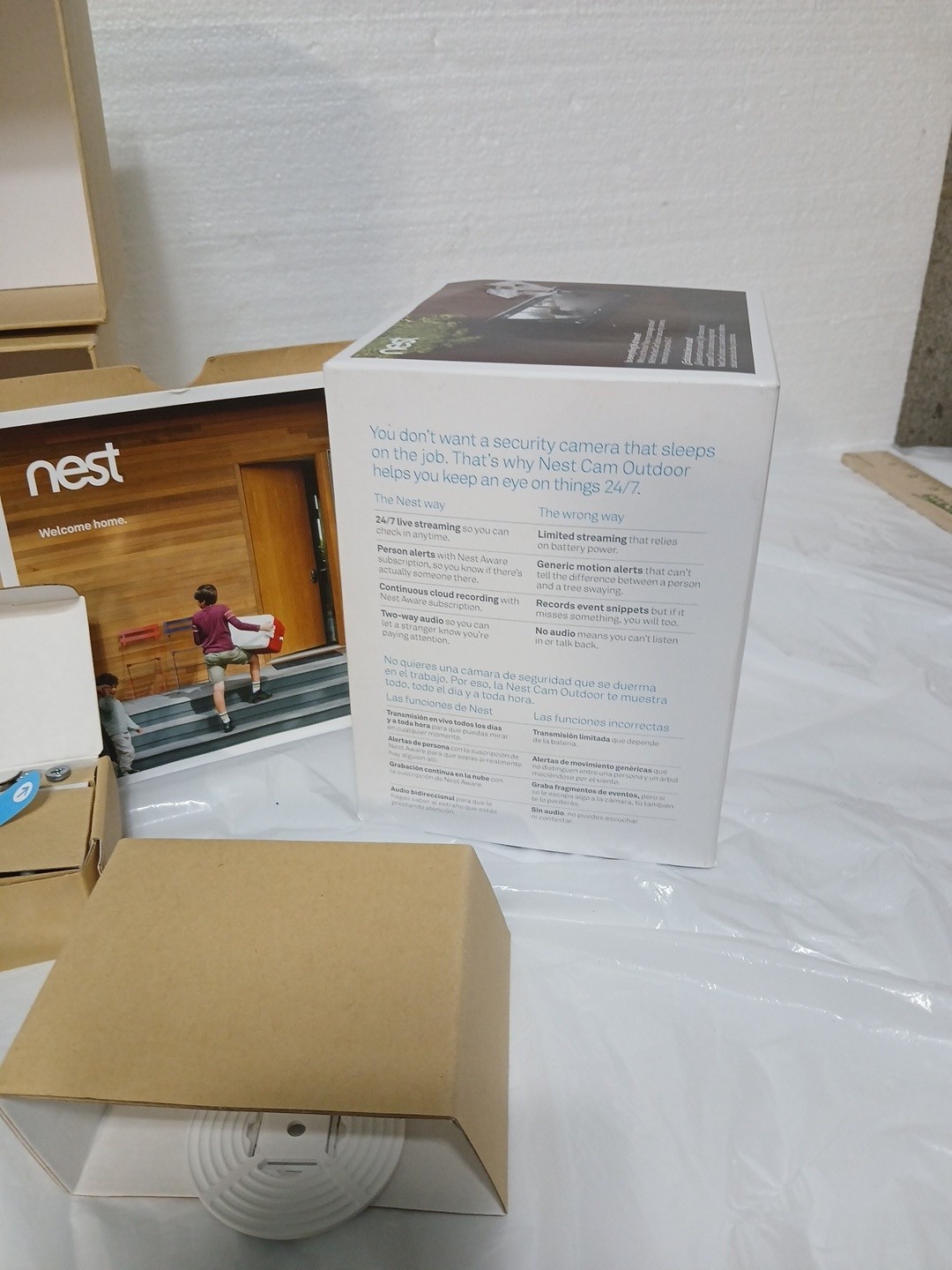 NEST Cam Outdoor Security Camera Model NC2100ES (Not Google Cam)