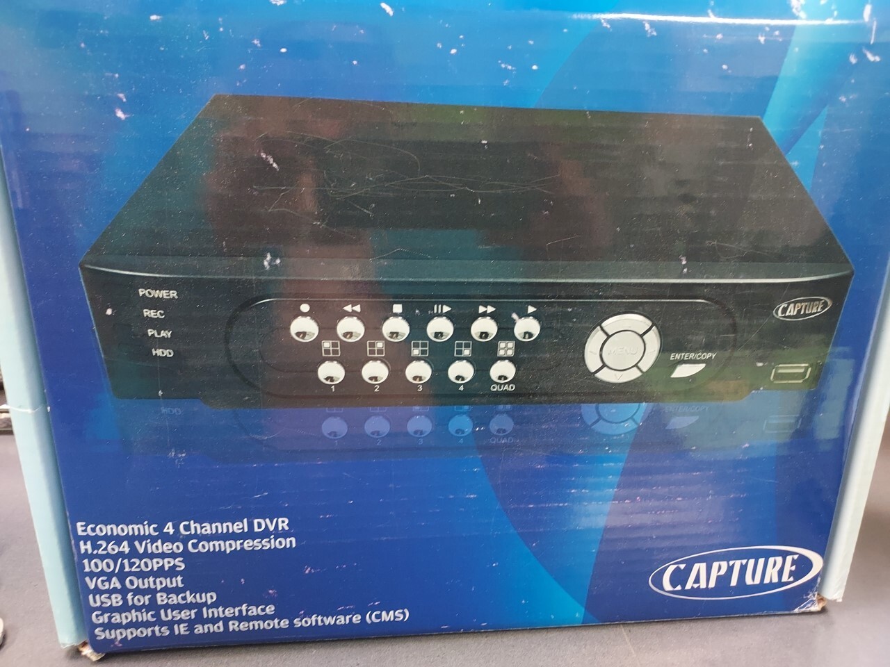 H.264 4 channel dvr security system Capture