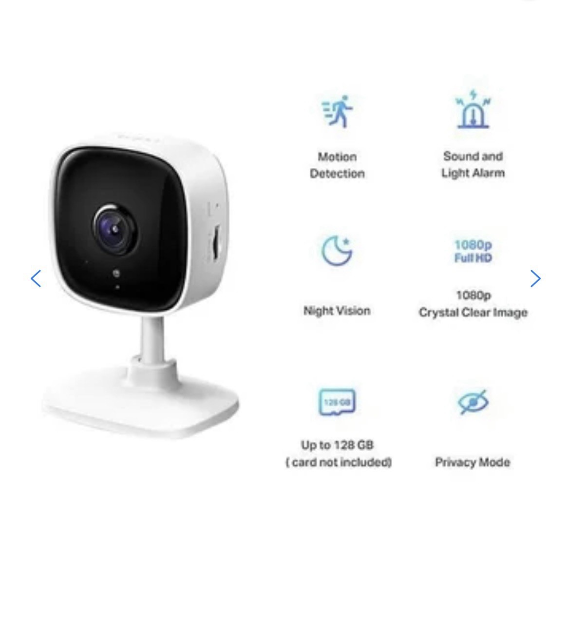 2x Bundle TP-LINK System Tapo C 100 Indoor/Night Vision Security WiFi Camera