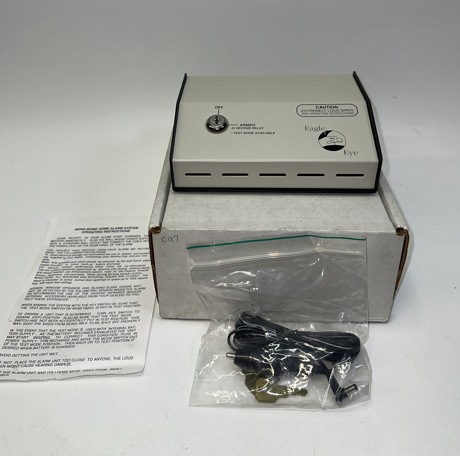 American Gold Eagle Eagle Eye Security Alarm Control Unit Brain System NC