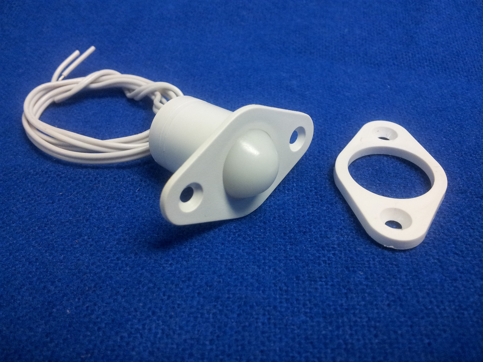 5 Recessed Plunger Ball Alarm SYSTEM Switch Reed Sensor Contacts Door Window