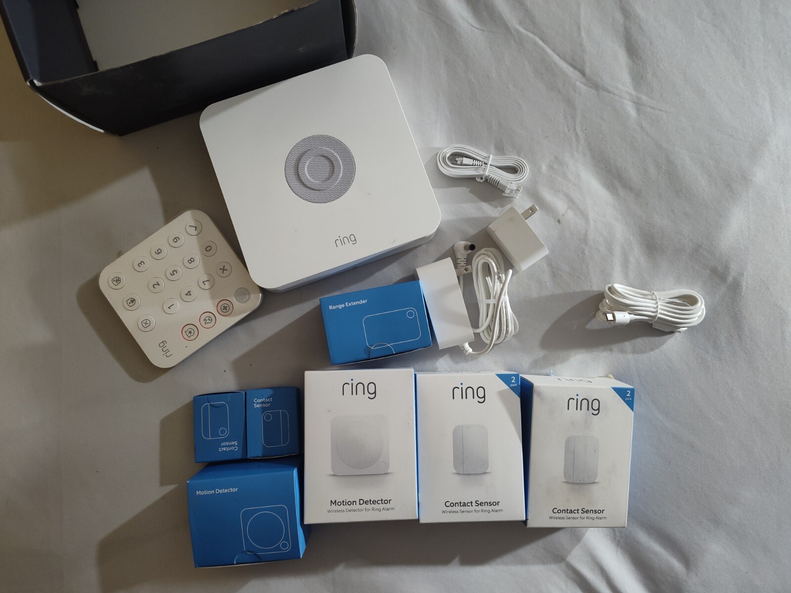 Ring LLC Alarm Home Security Kit-10 Piece White-Complete Protection