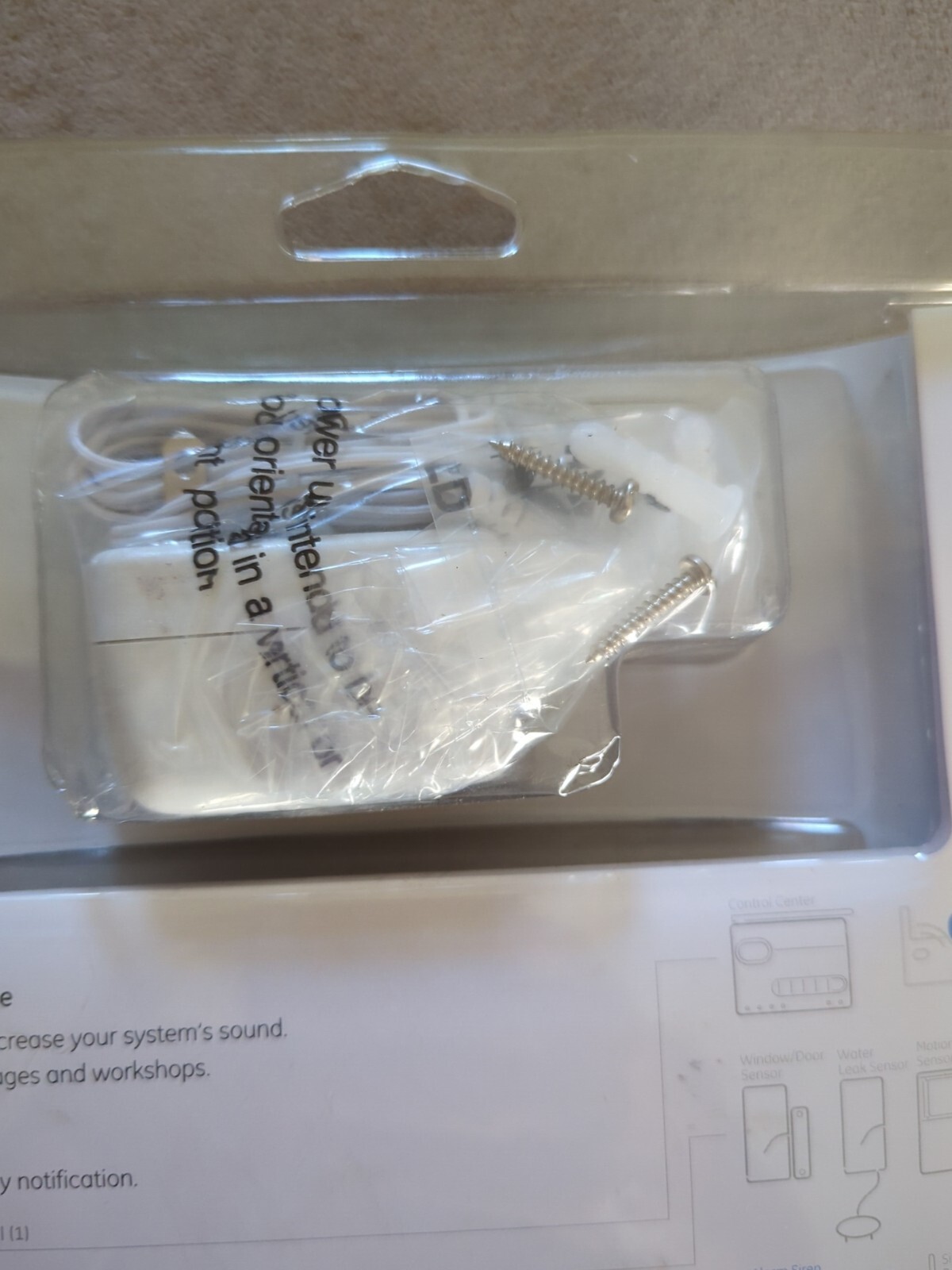 GE Wireless Alarm System Additional Siren To Increase Your System’s Sound New