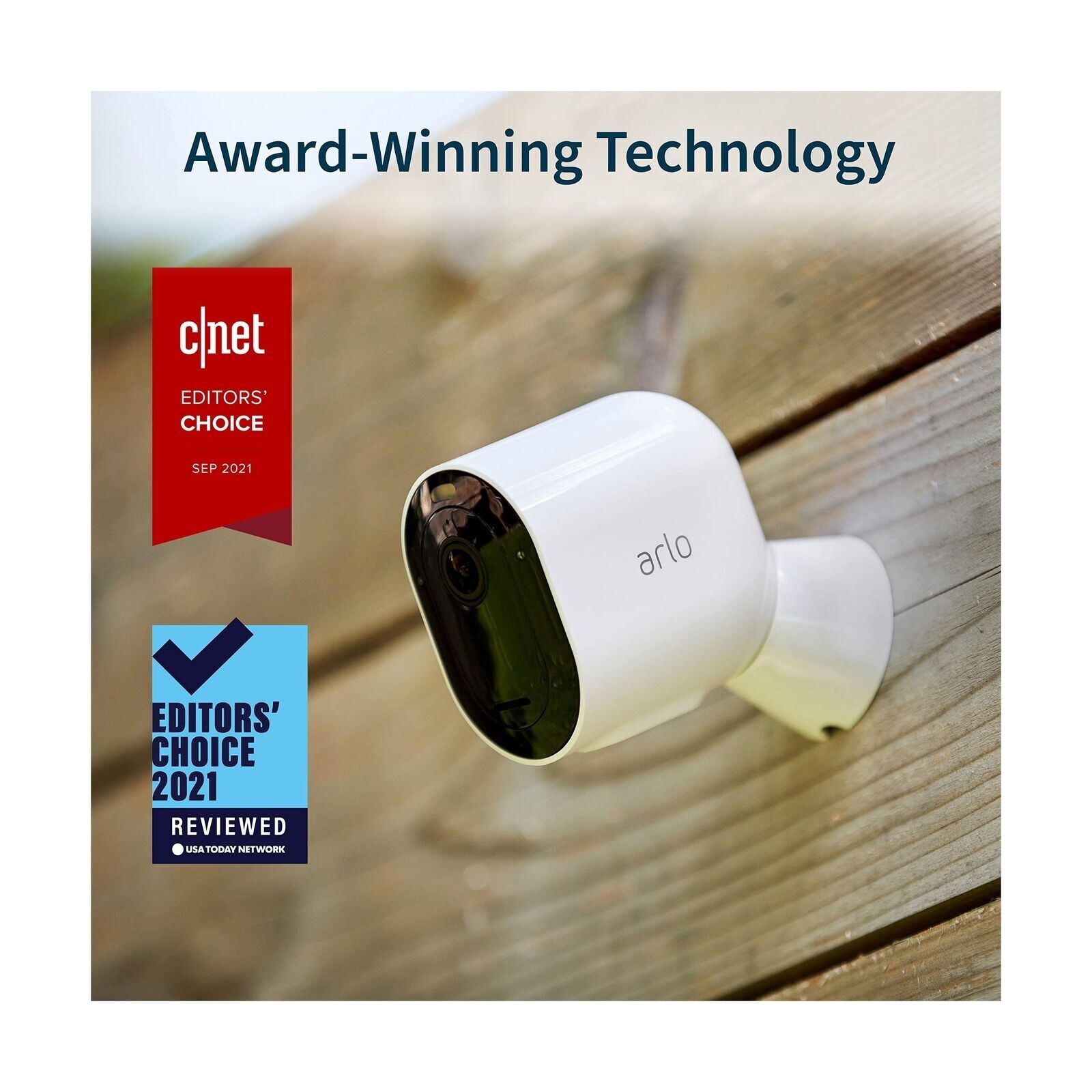 NEW Arlo Pro 4 Spotlight Camera – 2 Pack – Wireless Security, 2K Video & HDR