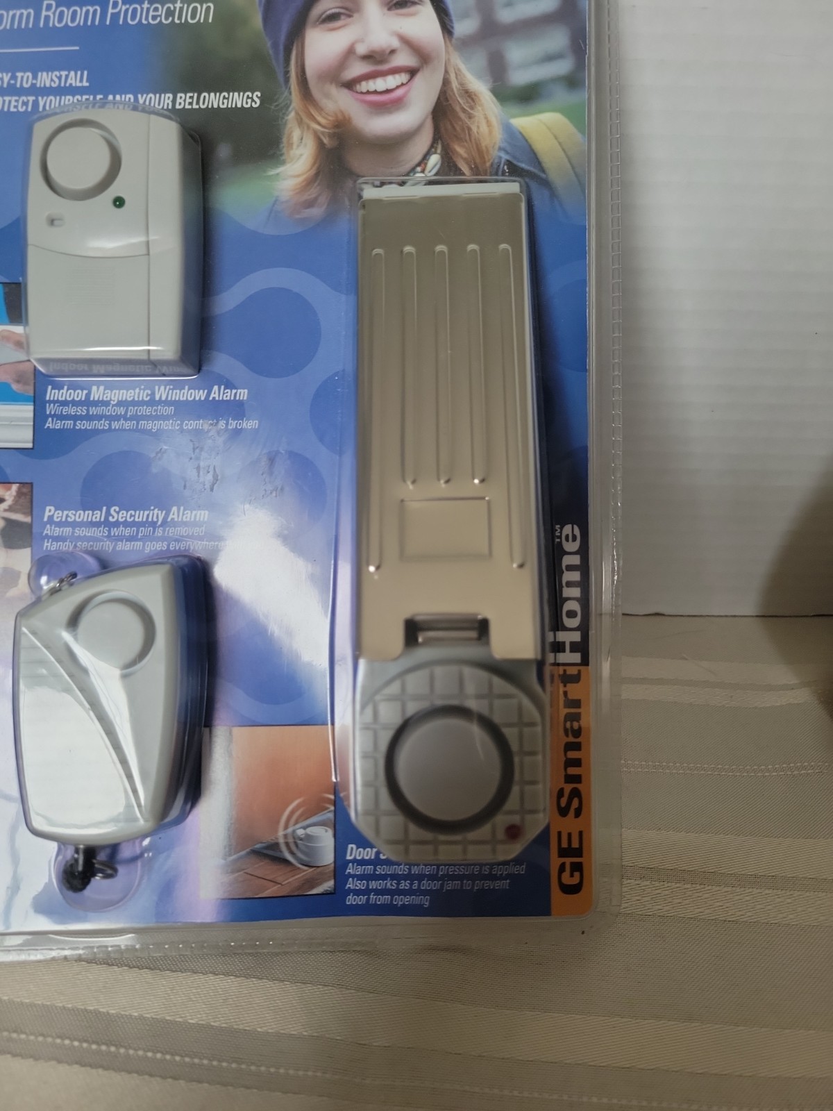 GE Smart Home Window and Door Alarm Kit Personal Security Entry Chime Mode