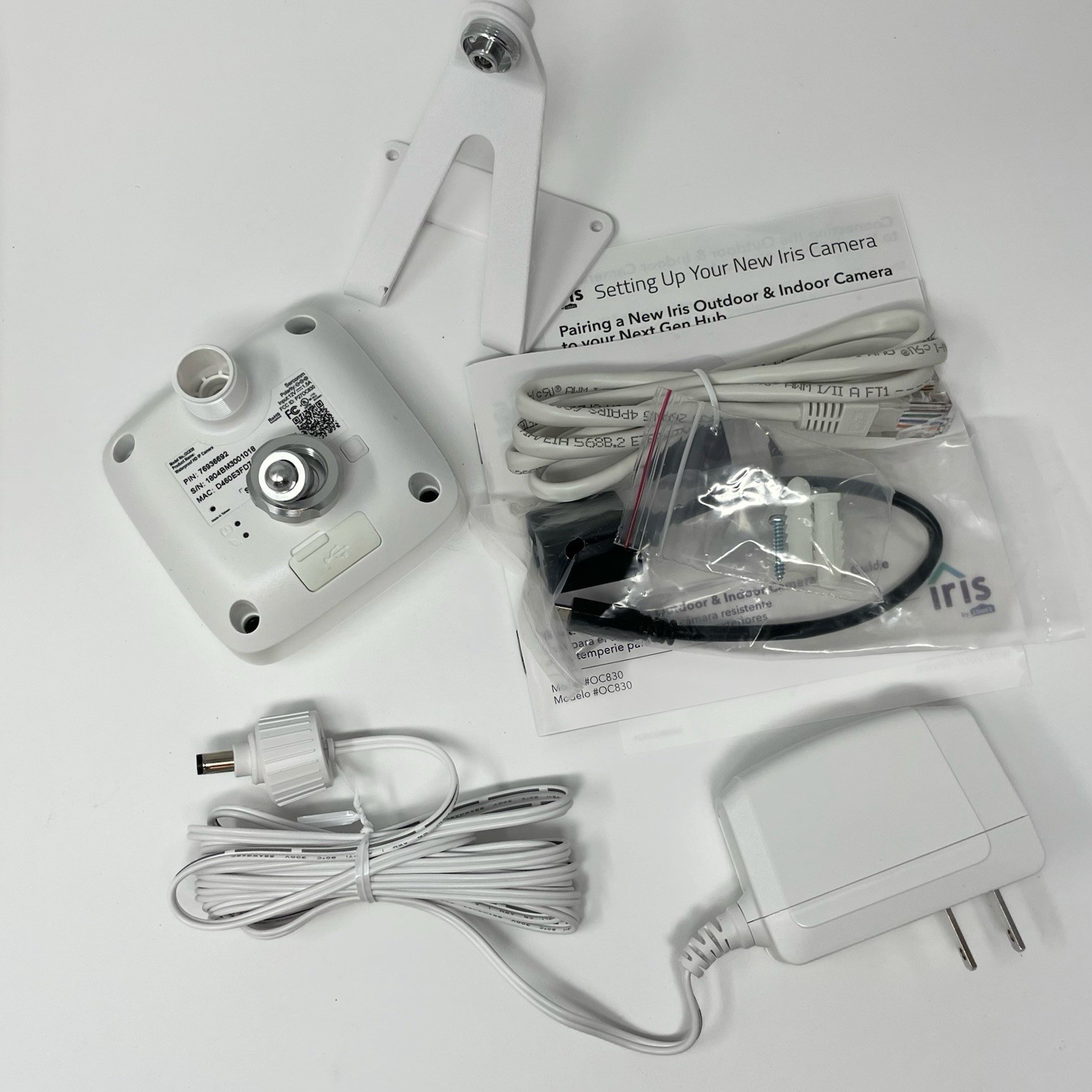 IRIS 782305 OUTDOOR & INDOOR SECURITY CAMERA HD NIGHT VISION MOTION TRIGGERED
