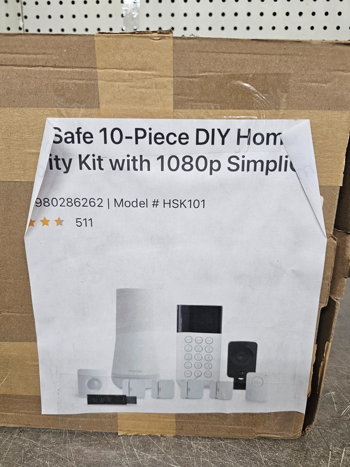 SimpliSafe Wireless Home Security Kit Model #HSK101