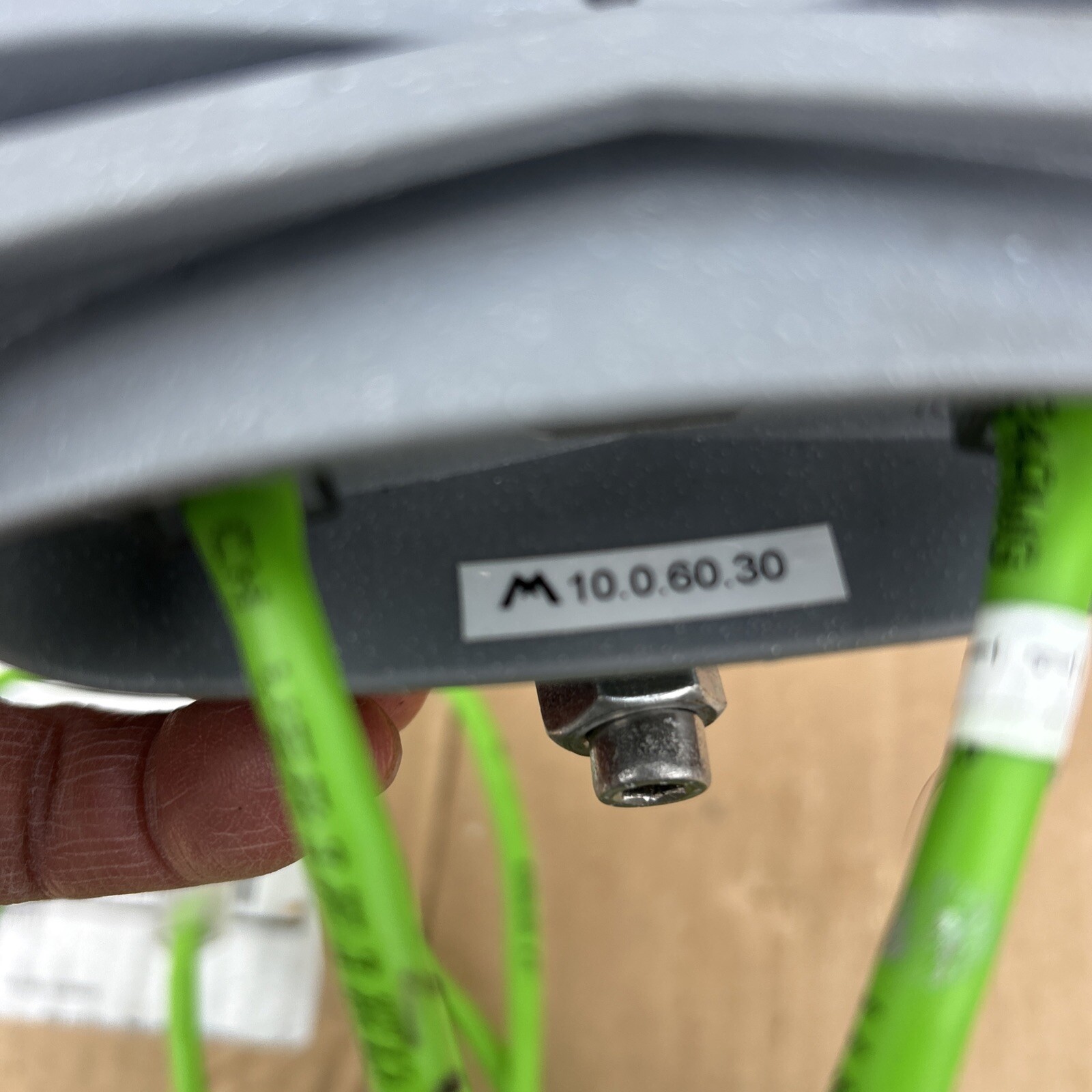 Mobotix Gray X Dual Lens Camera Professional Outdoor W Green Cables