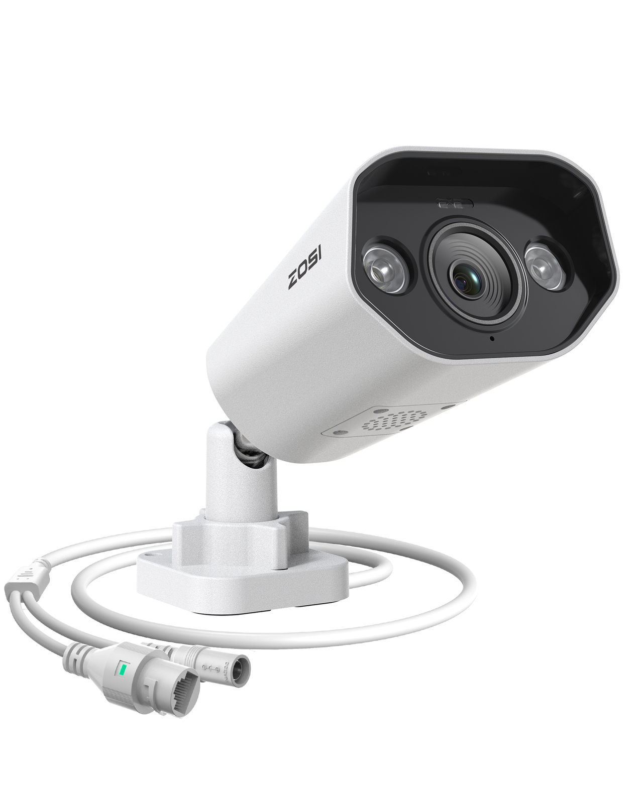 ZOSI 4K 8.0MP PoE IP Weatherproof CCTV Security Camera Color Night Vision Audio