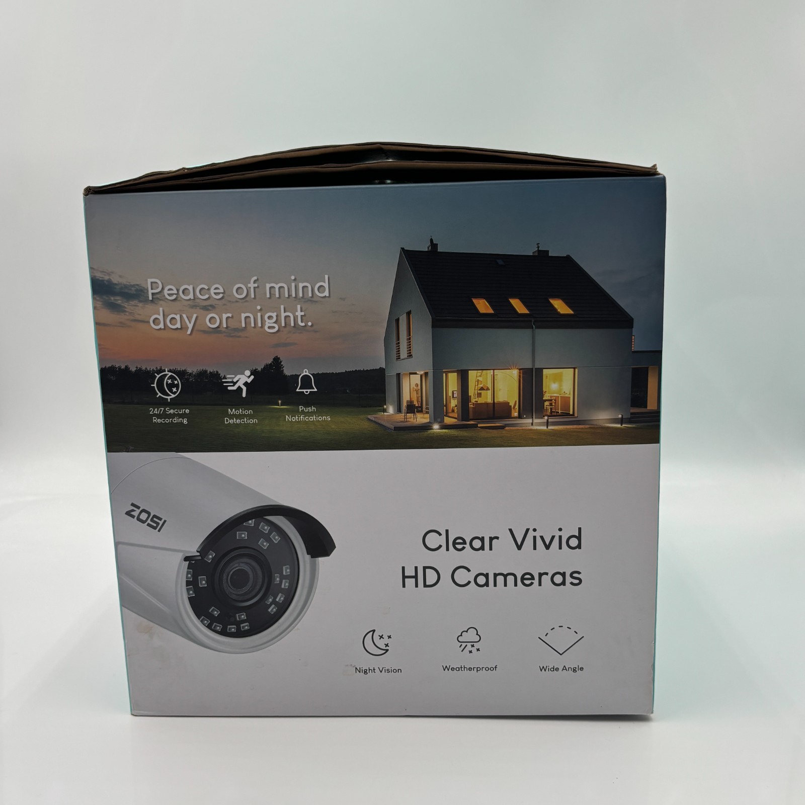 ZOSI 5MP 8CH NVR 4MP PoE Security Bullet IP Outdoor Camera System Audio 2TB HDD